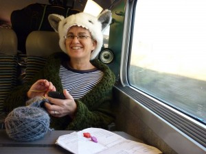 2009_12_16_SpikeOnTheTGV Going from Paris to Cagnes-sur-Mer on the TGV.